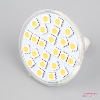 24smd5050 MR16 LED SMD หลอดไฟสปอตไลท์ พลังงานสูง เย็น/วอร์มไวท์