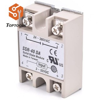 รีเลย์โซลิดสเตท 3-32V DC เป็น 24-380V AC แบบเปลี่ยน สําหรับอุตสาหกรรม