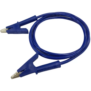 [ 1เส้น ] ALW-70036 สายปากคีบ Alligator Clip 10A 1เมตร Size 1.0mm² สายปากคีบ สายแทส Alligator Clip Wire สายปากคีบ หัว...