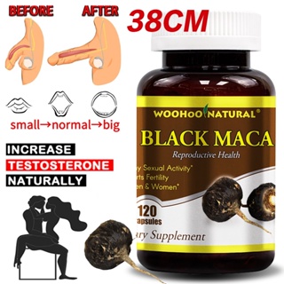 Maca สีดําออร์แกนิก - ปรับปรุงความอดทนประสิทธิภาพพลังงานการเจริญเติบโตของกล้ามเนื้อ - รองรับอารมณ์ที่ดีขึ้น