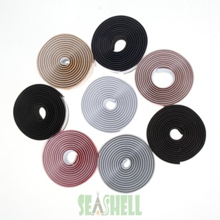 [Seashell02.th] เทปพันแฮนด์จักรยาน คาร์บอนไฟเบอร์ สีดํา พร้อมปลั๊ก 2 บาร์