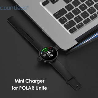 อะแดปเตอร์สายชาร์จสมาร์ทวอทช์ 4-pin USB สําหรับ POLAR Unite Watch [countless.th]