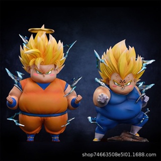 โมเดลฟิกเกอร์ อนิเมะ Dragon Ball Fat goku Demon Vegeta GK super goku น่ารัก ของขวัญ สําหรับตกแต่งบ้าน