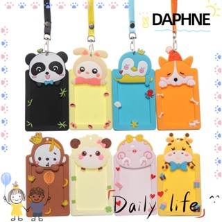 DAPHNE ซองใส่บัตร ซิลิโคน ลายสัตว์น่ารัก หลากสี 1 ชิ้น