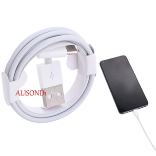 Alisond1 สายชาร์จข้อมูล ไม่ใช้ความร้อน อะแดปเตอร์ชาร์จอัจฉริยะ ปลอดภัย Type C USB สายเคเบิลดิจิทัล สายชาร์จข้อมูล สายชาร์จเร็ว