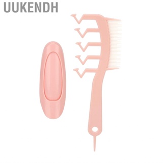 Uukendh Hair Slit Comb  Exquisite Appearance Practical Detangling Ergonomic Handle Portable for Home Hairdresser