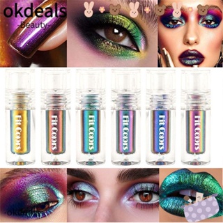 Okdeals Chameleon อายแชโดว์ เนื้อลิขวิด สีดูโครม ออโรร่า