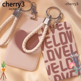 CHERRY3 ที่ใส่นามบัตร บัตรประจําตัวประชาชน ป้ายธนาคาร สําหรับเด็กผู้ชาย ผู้หญิง