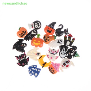 Newsandlichao 2 ชิ้น ฮาโลวีน ผี ฟักทอง โครงกระดูก เคสโทรศัพท์ ตกแต่งอุปกรณ์ผม ดี