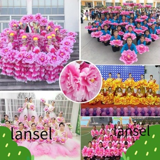 LANSEL อุปกรณ์ประกอบฉากเต้นรํา ดอกโบตั๋น ขนาด 30 ซม. 40 ซม. 50 ซม.