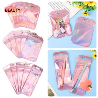 Beauty ถุงซิป พร้อมรูแขวน สําหรับใส่เครื่องประดับ 50 ชิ้น ต่อถุง