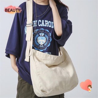 Beauty Canva Hobo กระเป๋าสะพายไหล่ลําลอง ความจุขนาดใหญ่ มีหลายช่อง