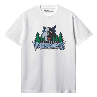 เสื้อยืดพิมพ์ลาย Nba - TIMBERWOLVES เสื้อยืดผ้าฝ้าย แขนสั้น พิมพ์ลาย 30s s m - l - xl - xxl สําหรับผู้ชาย ผู้หญิง