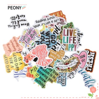 Peonypavilion สติกเกอร์ ลายข้อความ PEONYPAVILION สําหรับติดตกแต่งแล็ปท็อป นักเรียน วัยรุ่น