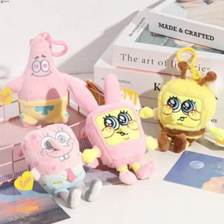 Leota จี้ตุ๊กตา SpongeBob Patrick Star Spongebobs Crane|ตุ๊กตาสพันจ์บ็อบ ผึ้ง ผ้ากํามะหยี่ขนนิ่ม ของเล่นสําหรับเด็ก