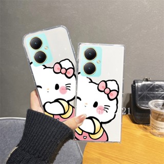 พร้อมส่ง ใหม่ เคสโทรศัพท์มือถือ ซิลิโคนนิ่ม ใส บางมาก กันกระแทก ลายการ์ตูนน่ารัก สําหรับ VIVO Y27 VIVO Y27 Y36 Y78 5G 2023 Y27 4G