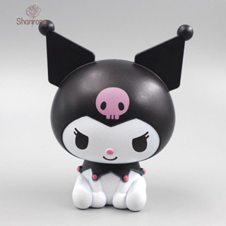 Shanrong ของขวัญวันเกิด ตุ๊กตาฟิกเกอร์ Kuromi KT Cat Cinnamoroll Diy สําหรับตกแต่งเค้ก รถยนต์