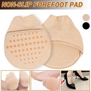 2Pairs Half Socks Toe Cover Anti-Slip Sole Forefoot Pads Liner Socks Pain Relief