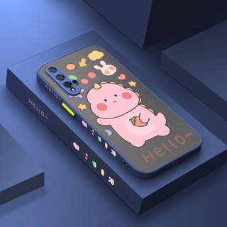 สําหรับ Huawei Nova 5T Honor 20 Pro เคสการ์ตูน มอนสเตอร์ตัวน้อยแสนซน ขอบสี่เหลี่ยม ดีไซน์ใหม่ กันกระแทก ฝ้า ใส เคสโทรศัพท์แข็ง