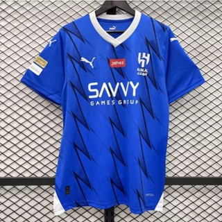 เสื้อกีฬาแขนสั้น ลายทีมชาติฟุตบอล Crescent Home Jersey S-XXL 23-24 ชุดเหย้า สําหรับผู้ชาย AAA