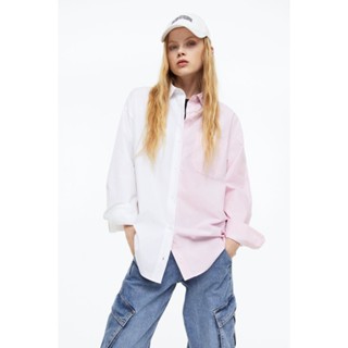 H&amp;M  Woman Oversized poplin shirt 1134735_6