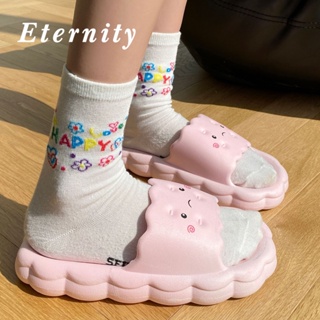 Eternity  รองเท้าแตะผู้หญิง น่ารักหนาพื้นลื่น อาบน้ำในห้องน้ำรองเท้าแตะ  นุ่ม สำหรับใช้ในบ้าน32z072502  Comfortable Stylish คุณภาพสูง Korean Style B90H0PG 36Z230909