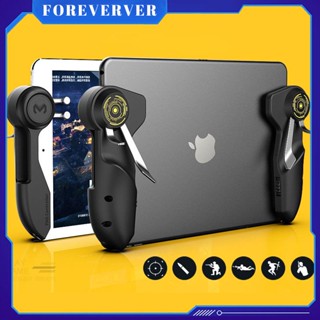 Mobile Pubg Game Controller สำหรับ Ipad แท็บเล็ต Six Finger Game Joystick Handle Aim Button L1r1 Shooter Gamepad Trigger Pubg Ipad Controller Six Finger Pubg Mobile Trigger Gamepad Grip fore