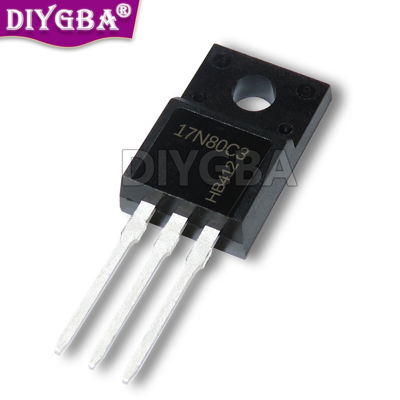 10PCS SPA20N60C3 20N60C3 SPA17N80C3 17N80C3 MOSFET N-Ch 600V 20.7A TO220F ส่วนประกอบอิเล็กทรอนิกส์ชิ