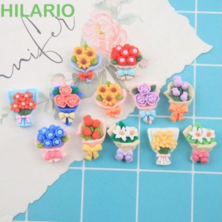 Hilario แผ่นเรซิ่น เคลือบเรซิ่น รูปกิ๊บติดผม Diy สําหรับตกแต่งสมุดภาพ โทรศัพท์ การ์ด Diy