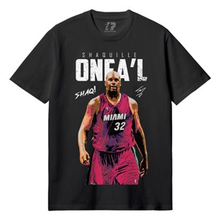 เสื้อยืดพิมพ์ลาย Nba - ONEAL SHAQ เสื้อยืดผ้าฝ้าย แขนสั้น พิมพ์ลาย 30s s m - l - xl - xxl kaos Basketball distro kobe br