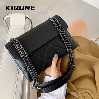 KIQUNE   กระเป๋าสะพาย ข้าง กระเป๋าผู้หญิงสะพายข้าง 2023 new  ins Unique Beautiful สวย L91TMBQ 37Z230910