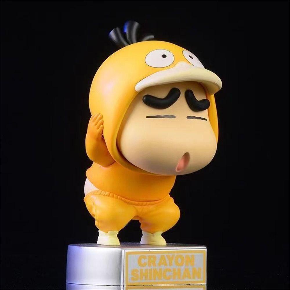 Keepin Crayon Shin-Chan รูป, Cos Psyduck ของเล่น Shinnosuke Nohara รูป, น่ารักตุ๊กตาอะนิเมะ 15 ซม.การ์ตูน Shin-Chan Action Figure แฟนสะสม