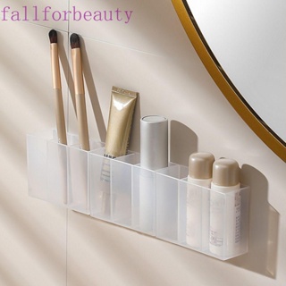 Fallforbeauty กล่องเก็บลิปสติก ทรงสี่เหลี่ยมผืนผ้า แบบใส 3 ช่อง มีกาวในตัว 3 ชิ้น