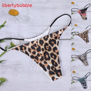 【libertybubbler】กางเกงว่ายน้ํา บิกินี่ ขาสั้น เอวต่ํา สําหรับผู้หญิง