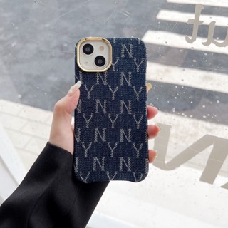 พร้อมส่ง เคสโทรศัพท์มือถือ สําหรับ iphone 14 13 14promax 13 13pro 13promax Denim NY 12 11 promax