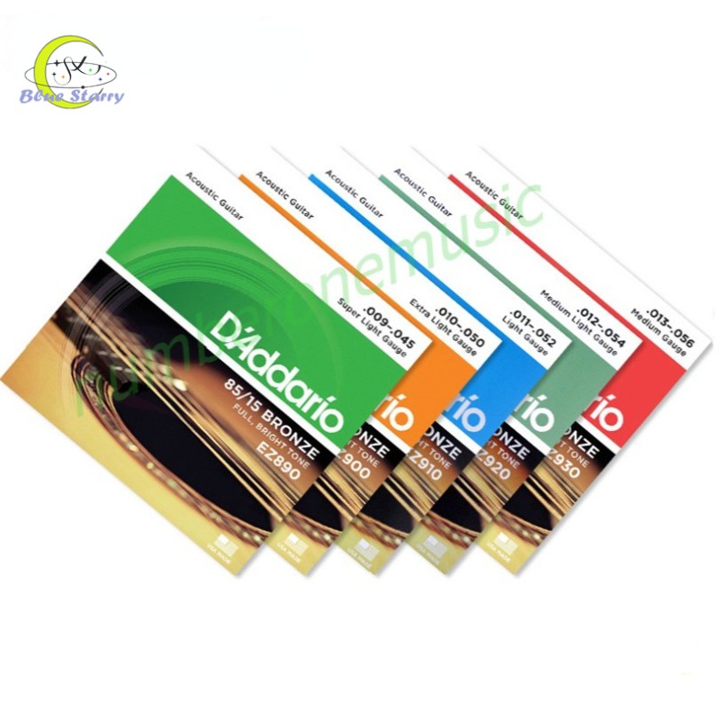 สายกีต้าร์โปร่ง DAddario EZ-890 EZ-900 EZ-910 EZ-920