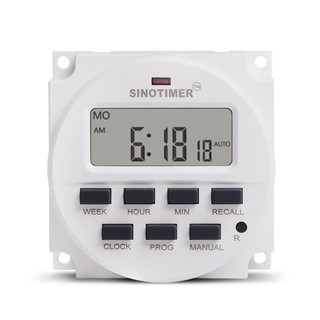 Sale! 5V 12V 24V 110V 220V Digital 7 Days Weekly Programmable Timer Switch