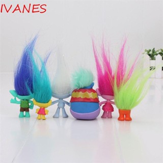 Ivanes โมเดลฟิกเกอร์ PVC รูปกิ่งไม้ Biggie สีสันสดใส สําหรับตกแต่งบ้าน