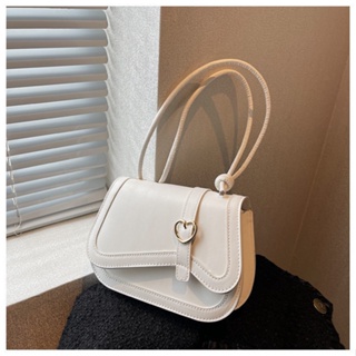 NOCEl Independent Original Design 2022 New Fashionable Fresh Simple Small Cute Solid Color Shoulder Crossbody Saddle Bag