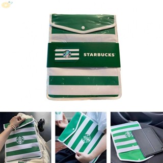 Starbucks กระเป๋าเครื่องสําอาง สีเขียว 2 ขนาด 1 ชิ้น