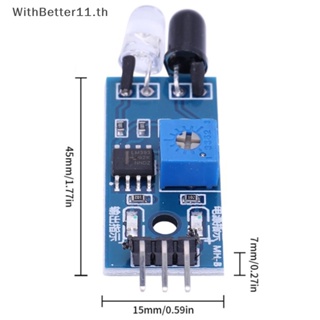 Better โมดูลเซนเซอร์อินฟราเรด IR สะท้อนแสง 3-Pin สําหรับหุ่นยนต์รถยนต์ arduino Smart