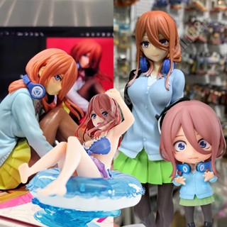 โมเดลฟิกเกอร์ Nakano miku The Quintessential Quintuplets Nendoroid Change Face เหมาะกับของขวัญ ของเล่นสําหรับเด็ก