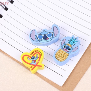 Dl โมเดลฟิกเกอร์การ์ตูน Stitch Kawaii Eraser สําหรับเด็กนักเรียน