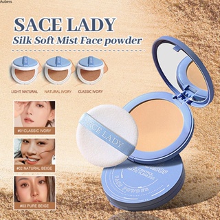 Sace Lady Oil-control Compact Powder Waterproof Matte Face Powder Wine01 Aube