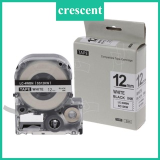 Cre เทปฉลากกระดาษ 12 มม. สําหรับเครื่องปริ้นท์ฉลาก LW-300 LW-400
