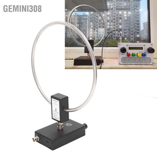 Gemini308 เสาอากาศวิทยุคลื่นสั้น เสาอากาศแบบห่วงสแตนเลสสำหรับการรับสัญญาณภายในอาคาร 2.3‑30MHz