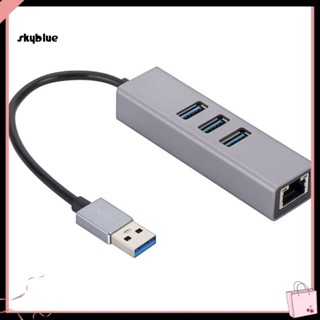 [Sy] การ์ดเครือข่ายขยาย ความเร็วสูง 1000Mbps 3 พอร์ต USB30 Type-C เป็น Rj45 อุปกรณ์เสริมคอมพิวเตอร์