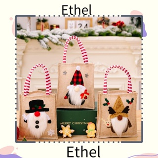 Ethel1 ถุงขนม ลายซานตาคลอส สโนว์แมน คริสต์มาส