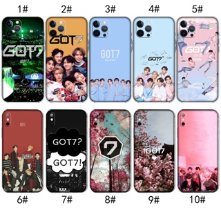 เคสโทรศัพท์มือถือ แบบใส ลายศิลปินเกาหลี GOT7 สําหรับ iPhone XR 5 5s SE 6 6s Plus MZD86