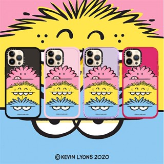 Casetify X Kevin Lyons- เคสโทรศัพท์มือถือแบบนิ่ม ใส กันกระแทก ลายมอนสเตอร์ 3 สีโรสพิงค์ สําหรับ iPhone 14 13 12 11 Pro MAX IX XS MAX XR 6 6s 7 8 Plus